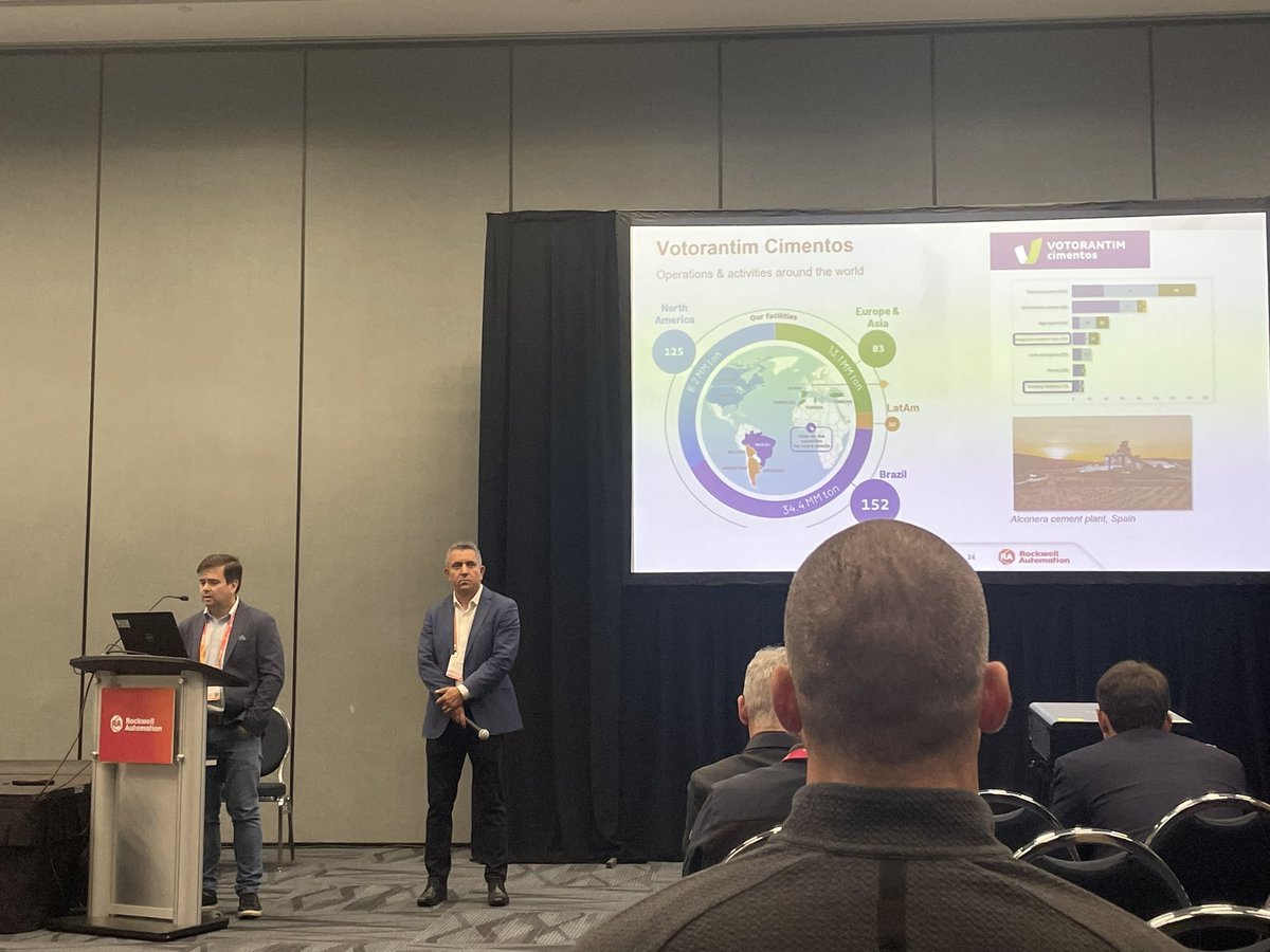 KalypsoROK's tweet image. @AutomationFair session with Votorantim cement detailing how they leveraged @ROKAutomation’s Model Predictive Control solution to stabilize temperature control, reducing emissions and experiencing cost savings. #cement #advancedprocesscontrol