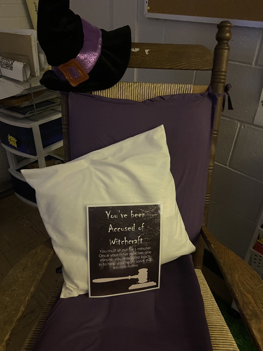 Can you escape the hysteria?? The Crucible escape room.. today!