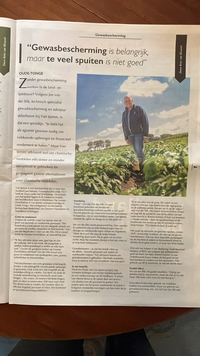 Deze week in de agrarische bijlage van het “Eilanden Nieuws”.