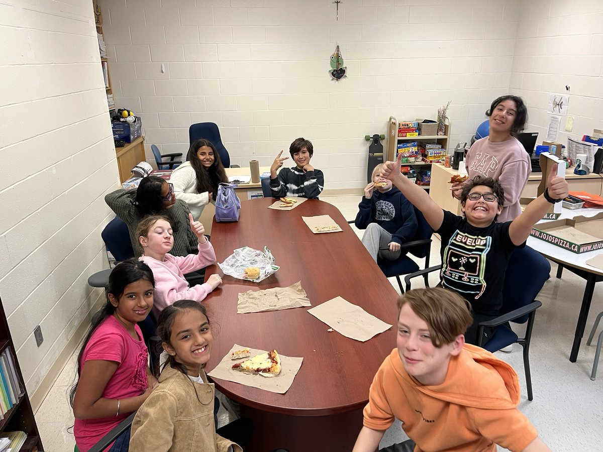 Our Learning, Our Peers, Our Voice. <a href="/StAnneOCSB/">St. Anne School</a> first student led Lunch and Learn!