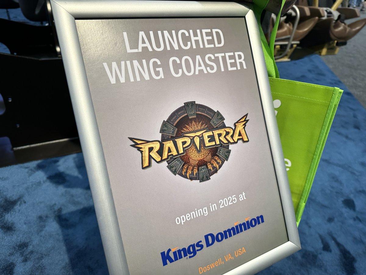 Alicia Stella (@aliciastella) on Twitter photo Checking out the coaster train car for Rapterra, the world’s tallest and longest launched wing coaster, coming to <a href="/KingsDominionVA/">Kings Dominion</a> next year! #IAAPAExpo Checking out the coaster train car for Rapterra, the world’s tallest and longest launched wing coaster, coming to <a href="/KingsDominionVA/">Kings Dominion</a> next year! #IAAPAExpo