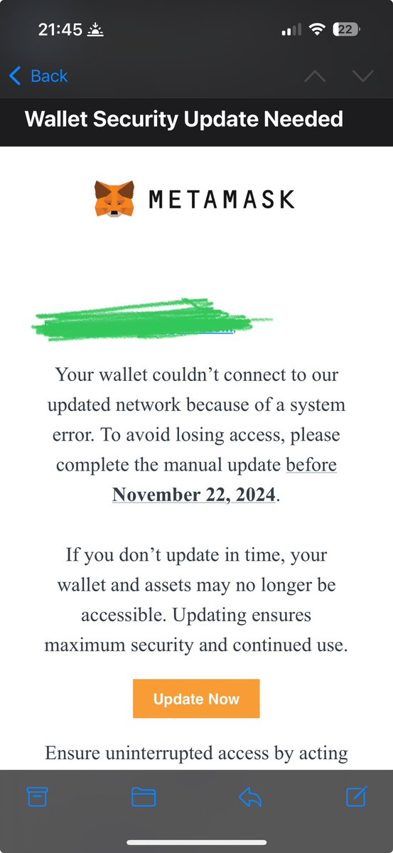You can tell it’s a bull run, the scammers are out in force.