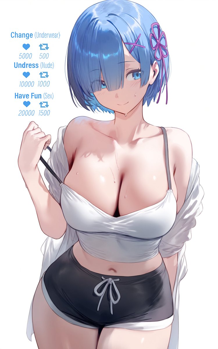 SetsuManga2's tweet image. Rem (Re:Zero) - Fun Challenge 🎀