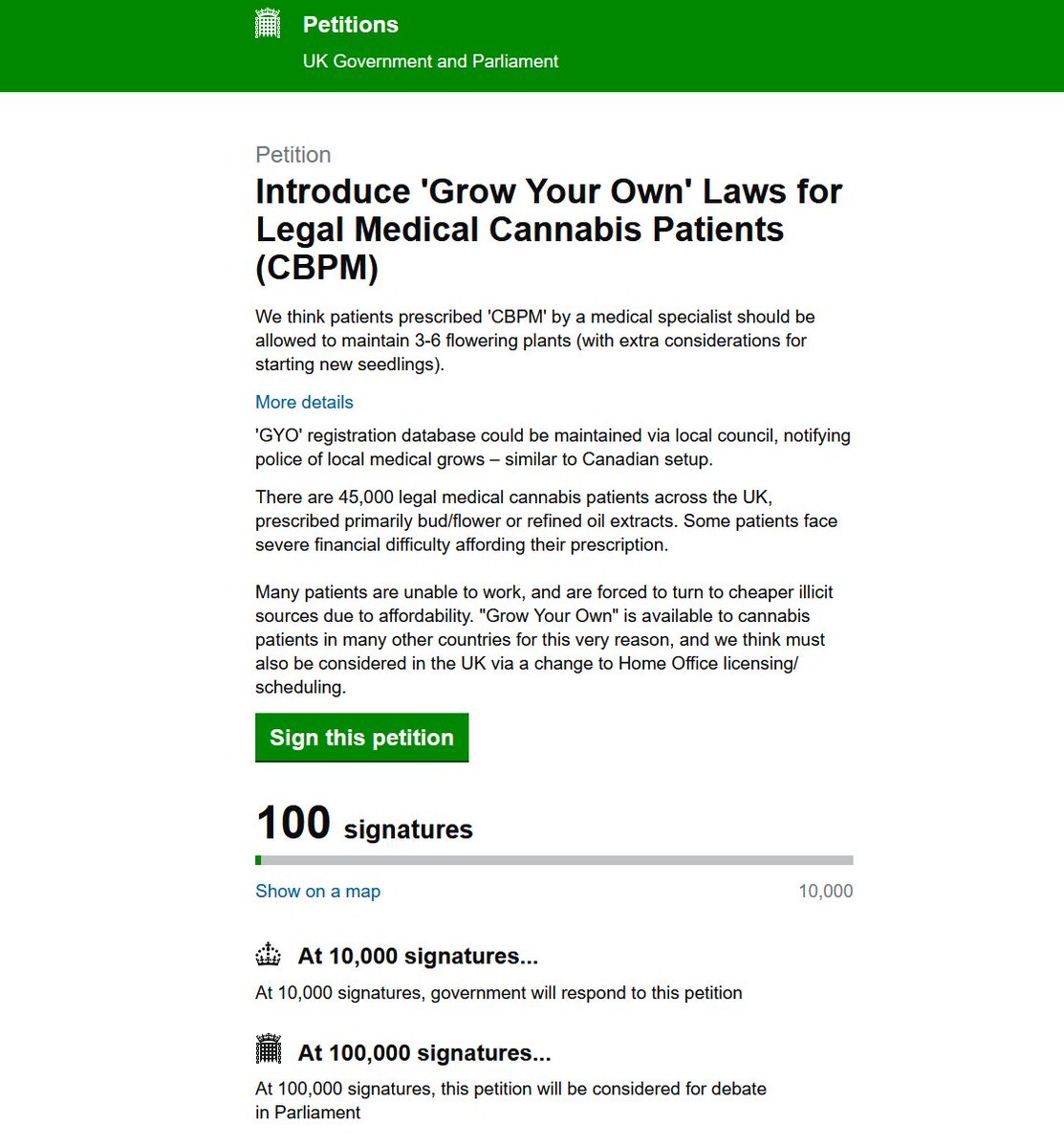 First 100 signatures, let's hit 1,000 by the end of the weekend ➡️ petition.parliament.uk/petitions/7008…