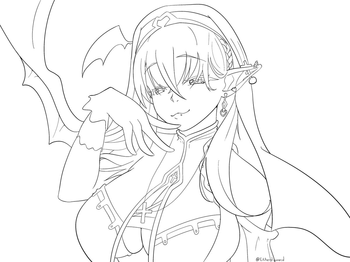 Procreate and composition study with a figure
#procreateart