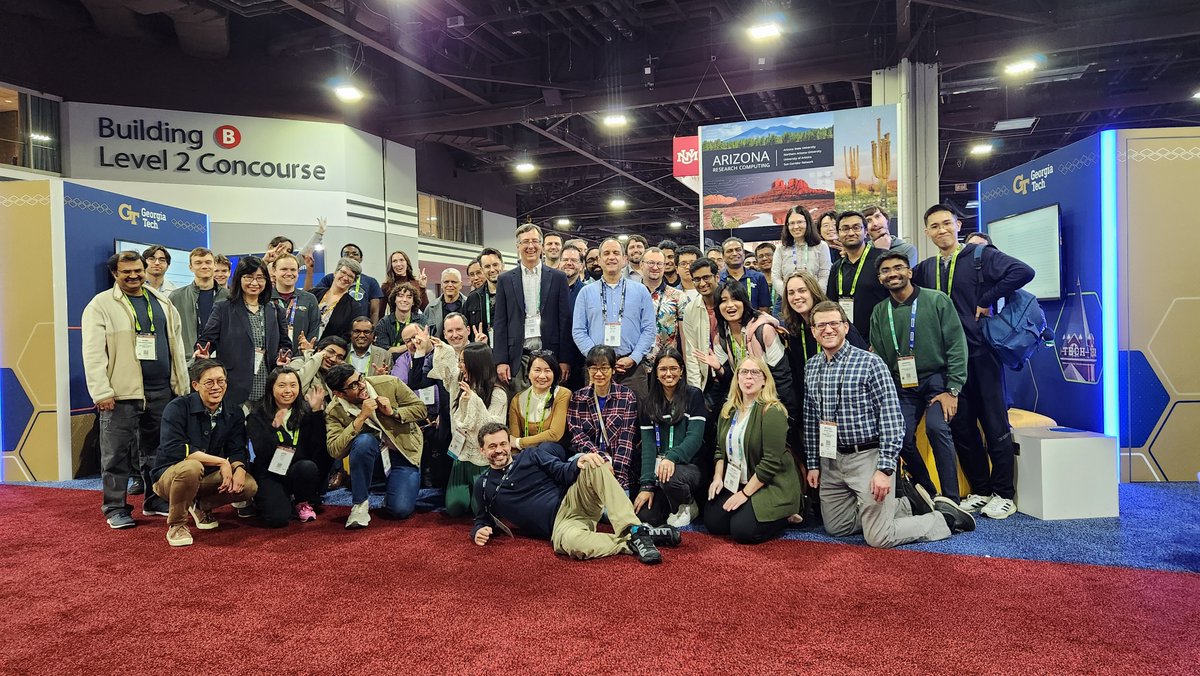 We are at SC24! Along with talks, panels, and workshops, you can find us at booth 4415! 

You should also visit our GT@SC24 website for a one-stop shop of all GT experts who are presenting HPC research this year at <a href="/Supercomputing/">SC25</a>! #TogetherWeSwarm 🐝

sites.gatech.edu/research/sc-20…