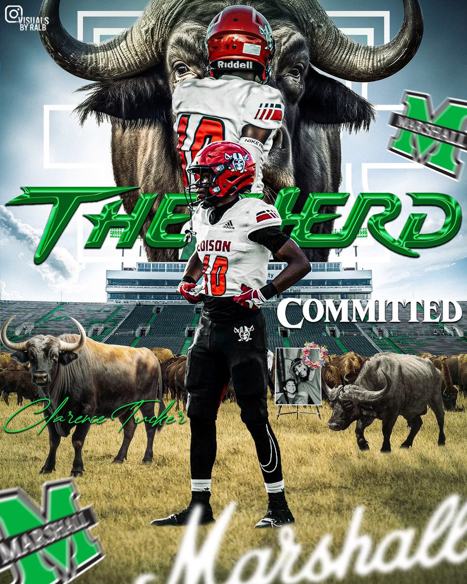 Committed. #Wearemarshall 🦬 <a href="/_CoachBaker2/">Henry Baker</a> <a href="/CoachHuff/">Charles C. Huff</a>