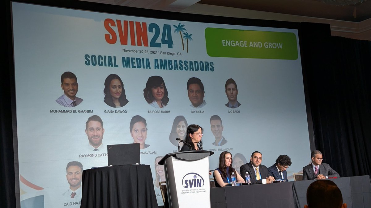 #SVIN24 SoMe Shout-out! <a href="/svinsociety/">SVIN</a> <a href="/gdawod1/">Giana Dawod, MD</a> <a href="/elghanemmoh/">Mohammad El-Ghanem</a> <a href="/JayDoliaMD/">Jay Dolia MD</a> <a href="/NuroseKarim/">Nurose Karim</a> <a href="/Ivobach/">Ivo Bach</a> <a href="/rwregen/">Robert Regenhardt, MD, PhD</a> <a href="/SitaraKoneru/">Sitara Koneru, MD</a> <a href="/SaisreeRaviMD/">Saisree Ravi, MD</a> <a href="/zaiddnajdawi/">Zaid Najdawi</a> <a href="/neurona_critica/">Mica Schachter, MD</a> <a href="/catton_md/">Raymond Catton, MD</a> <a href="/nsaini413/">Neha Saini, MD, MPH</a> @varunchaubalmd <a href="/adnan_mujanovic/">Adnan Mujanović</a>