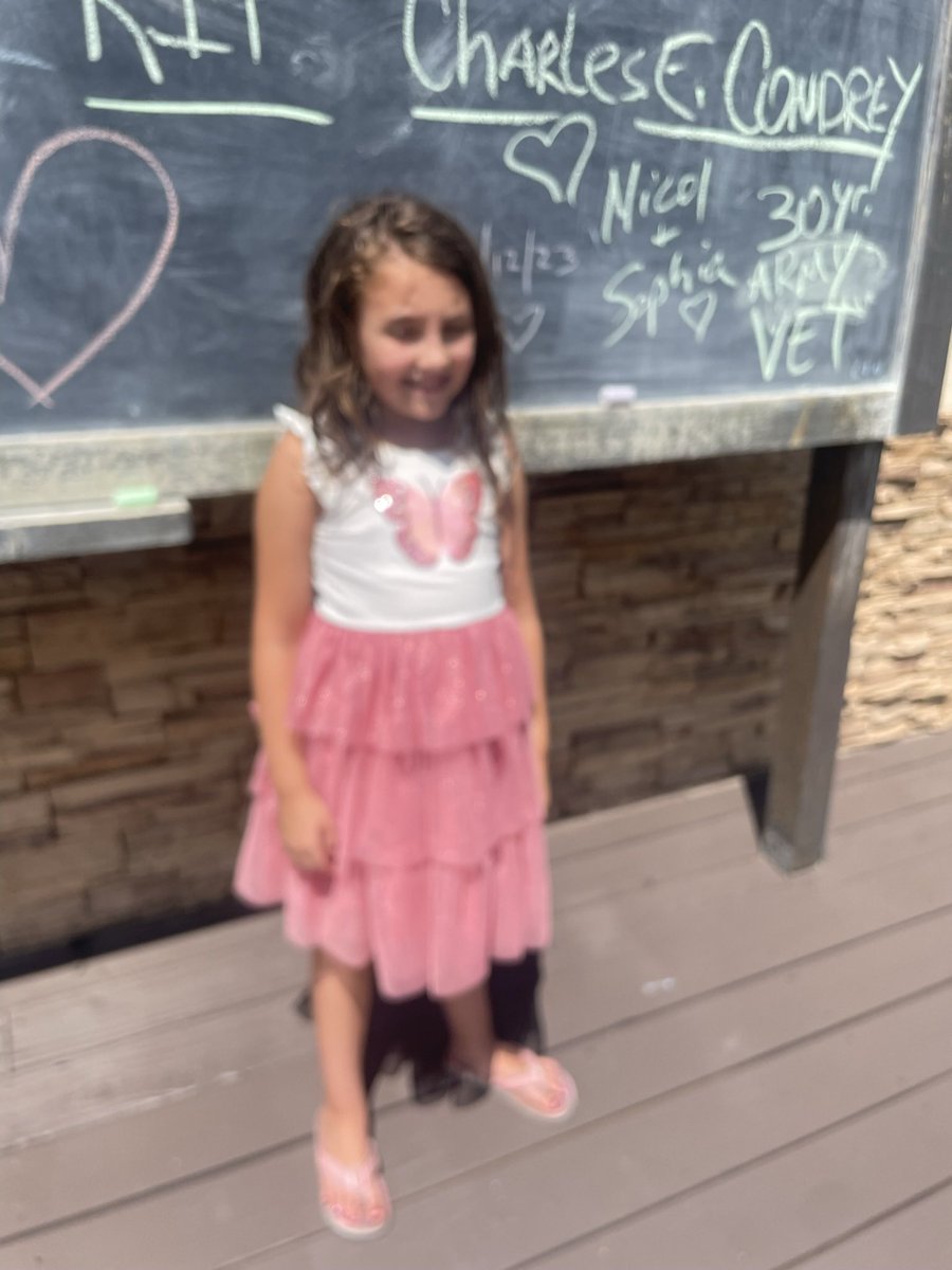 NicolCondrey's tweet photo. My kid Sophia Nicol Simeonov ❤️ remembering Opa https://t.co/tB8YVdHm6U