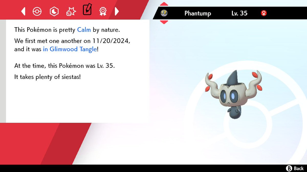 Shadow_Dialga's tweet photo. Shiny Phantump #11 after 4242 encounters, 146584 total encounters and phase 95 for authentic sinistea! https://t.co/z53Te4ALmn