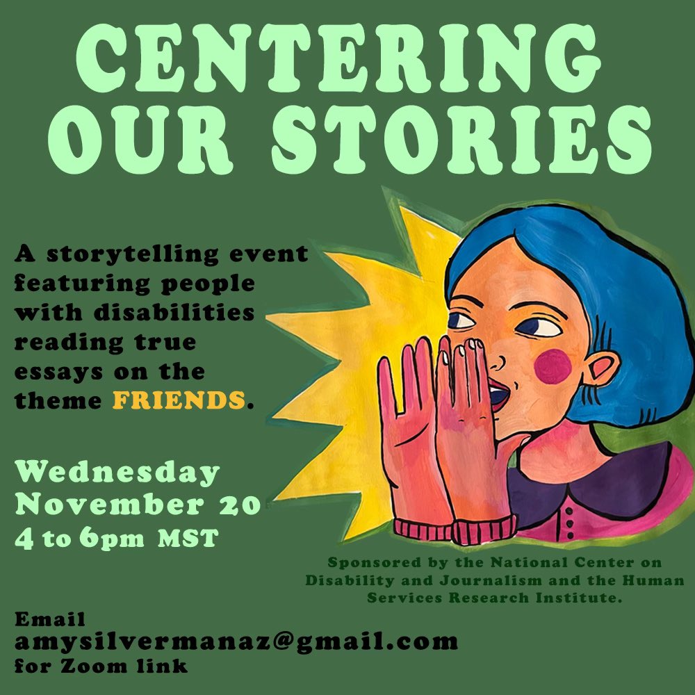 I’ve been co-facilitating this wonderful workshop with my friend <a href="/amysilvermanaz/">Amy Silverman</a> through <a href="/NCDJ_ASU/">NCDJ</a> for the past six weeks! Tonight our writers share the stories they’ve been working on and you can join us on Zoom to hear them! Message me and I’ll send you the Zoom link!
