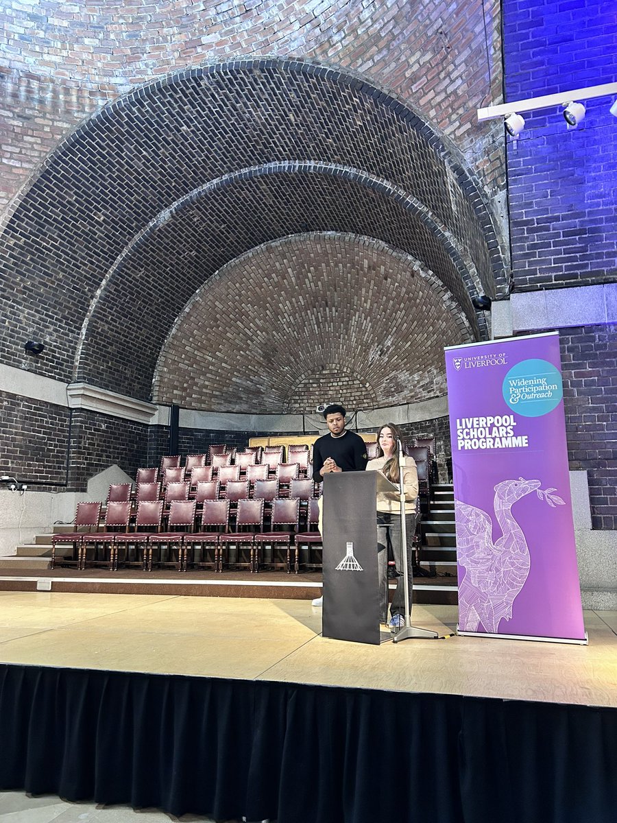 One of our favourite nights of the year - Liverpool Scholars graduation! We’re celebrating all our Scholars with key note speeches from some of our academic staff, our outreach team and of course some of our wonderful former Scholars - Rachel and Jermaine.