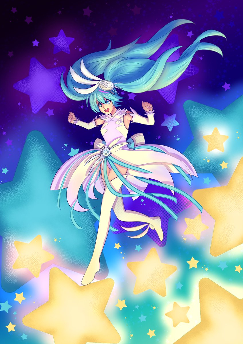 My piece for the <a href="/vocaloheartbeat/">HEARTBEATS VOCALOID ZINE</a> zine!! ⭐️✨