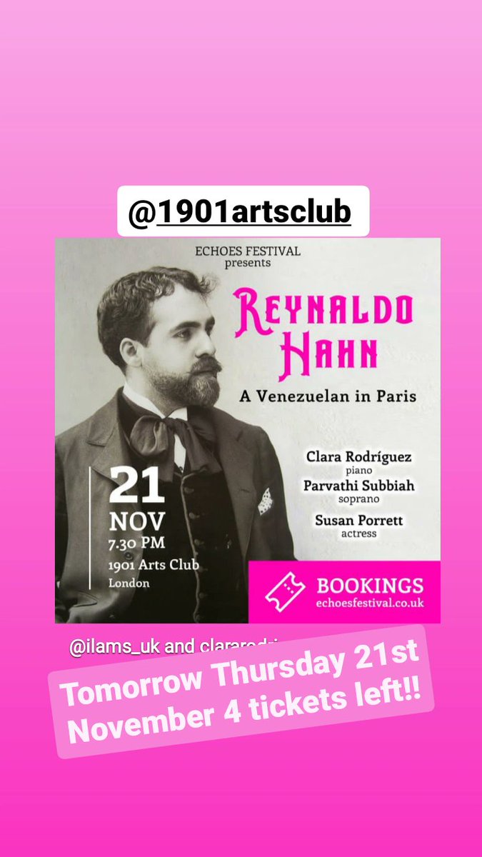CLARA RODRIGUEZ (@venpianista) on Twitter photo So excited to be performing with lovely Parvathi Subbiah, soprano and actor Susan Porrett. Tomorrow! 21-11-24 7.30 pm <a href="/1901ArtsClub/">1901 Arts Club</a> <a href="/ILAMSuk/">ILAMS</a> <a href="/institu/">thomas santillan</a> So excited to be performing with lovely Parvathi Subbiah, soprano and actor Susan Porrett. Tomorrow! 21-11-24 7.30 pm <a href="/1901ArtsClub/">1901 Arts Club</a> <a href="/ILAMSuk/">ILAMS</a> <a href="/institu/">thomas santillan</a>
