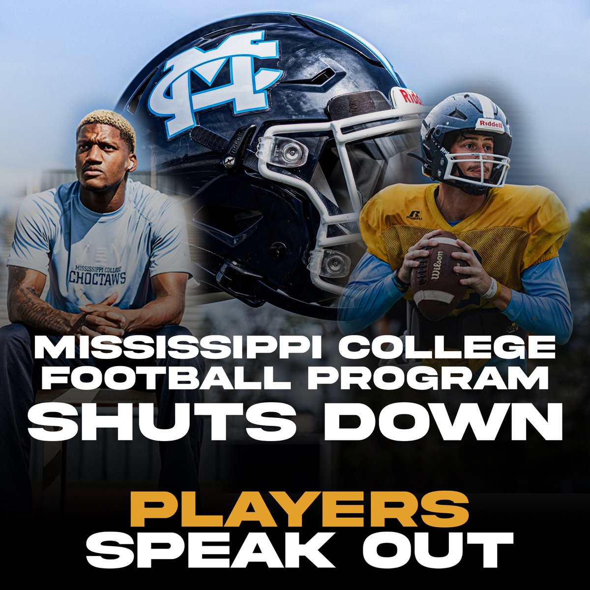 ZACH CARDENEZ (@zcardenez) on Twitter photo GOT A GROUP OF MC FOOTBALL PLAYERS AND CREATIVES TOGETHER TO HEAR THE TRUTH ABOUT THE END OF MISSISSIPPI COLLEGE FOOTBALL AS WE KNOW IT 📲
youtu.be/cPfe6uugzVA?si…
<a href="/tlamar44/">Trey Lamar</a> <a href="/WJTV/">WJTV 12 News</a> <a href="/wdam/">WDAM 7</a> <a href="/WLOX/">WLOX</a> <a href="/WXXV25/">WXXV 25</a> <a href="/WLBT/">WLBT 3 On Your Side</a> <a href="/228Sports/">228 Sports</a> <a href="/On3sports/">On3</a> <a href="/247SportsPortal/">247Sports Transfer Portal</a> <a href="/LightOnSports/">LIGHT ON COLLEGE SPORTS</a> <a href="/bshields0244/">Brandon Shields</a> GOT A GROUP OF MC FOOTBALL PLAYERS AND CREATIVES TOGETHER TO HEAR THE TRUTH ABOUT THE END OF MISSISSIPPI COLLEGE FOOTBALL AS WE KNOW IT 📲
youtu.be/cPfe6uugzVA?si…
<a href="/tlamar44/">Trey Lamar</a> <a href="/WJTV/">WJTV 12 News</a> <a href="/wdam/">WDAM 7</a> <a href="/WLOX/">WLOX</a> <a href="/WXXV25/">WXXV 25</a> <a href="/WLBT/">WLBT 3 On Your Side</a> <a href="/228Sports/">228 Sports</a> <a href="/On3sports/">On3</a> <a href="/247SportsPortal/">247Sports Transfer Portal</a> <a href="/LightOnSports/">LIGHT ON COLLEGE SPORTS</a> <a href="/bshields0244/">Brandon Shields</a>
