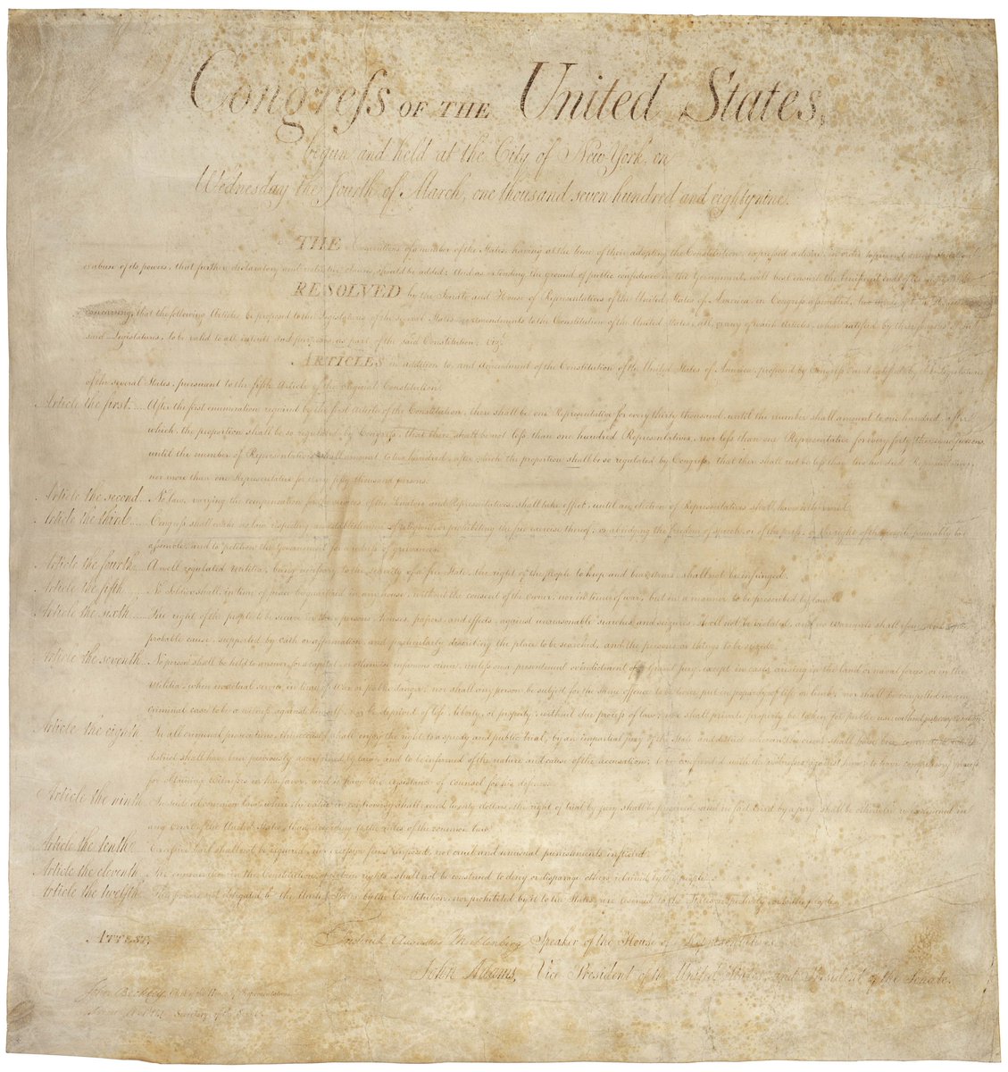 ExternalAffairs@JJAY (@jjextaffairs) on Twitter photo #BillofRightsDay acknowledges the ratification of the 1st 10 Amendments that protect essential freedoms for all, including religion, cruel and unusual punishment and arbitrary arrest. We are grateful for these protections. <a href="/ConstitutionCtr/">National Constitution Center</a> <a href="/USNatArchives/">U.S. National Archives</a> #BillofRightsDay acknowledges the ratification of the 1st 10 Amendments that protect essential freedoms for all, including religion, cruel and unusual punishment and arbitrary arrest. We are grateful for these protections. <a href="/ConstitutionCtr/">National Constitution Center</a> <a href="/USNatArchives/">U.S. National Archives</a>