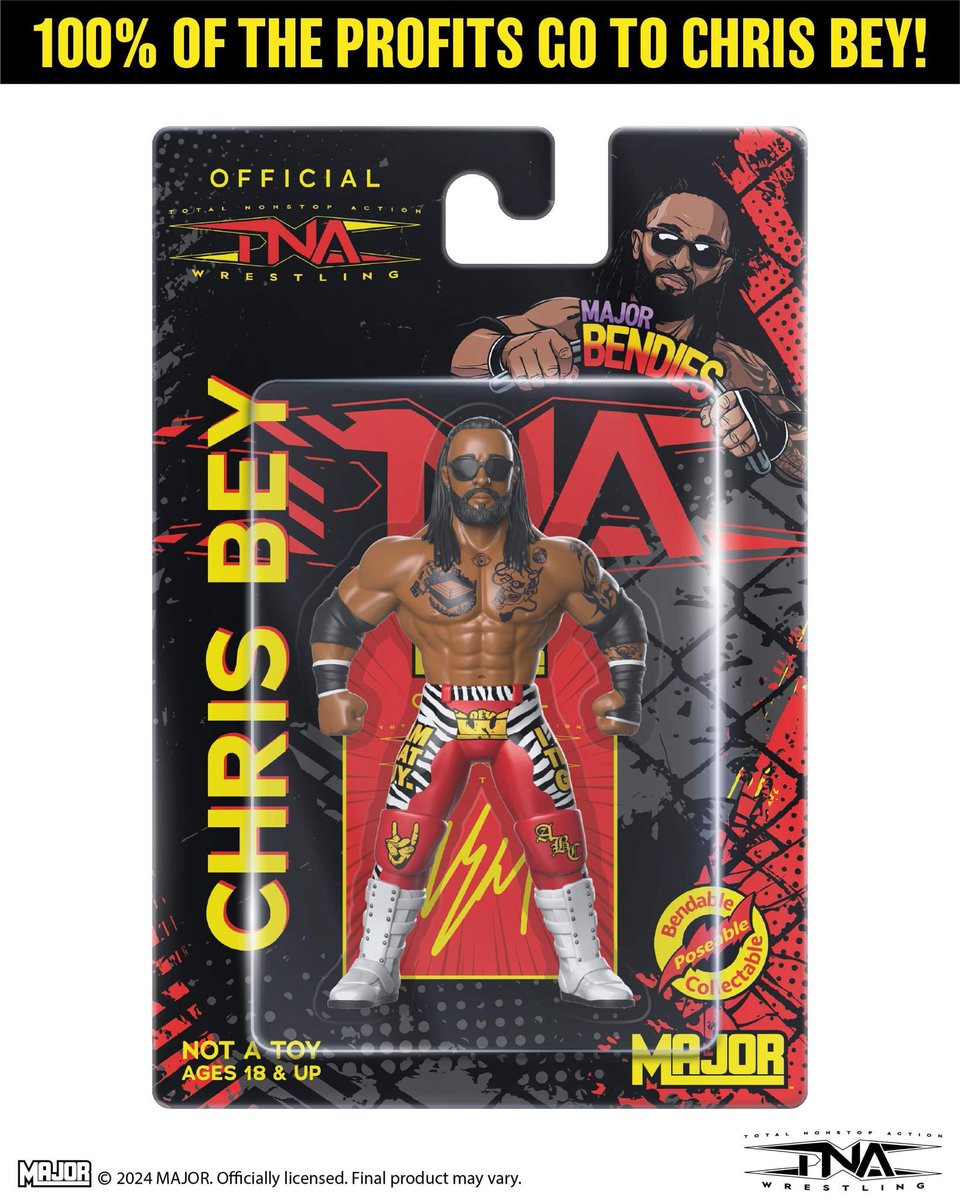 Have you grabbed your <a href="/DashingChrisBey/">Chris Bey</a> #MajorBendies figure yet? Time’s running out! 

Support Chris and score an awesome collectible.  <a href="/CollectMajor/">CollectMajor</a> 

Order now: collectmajor.com/products/major…