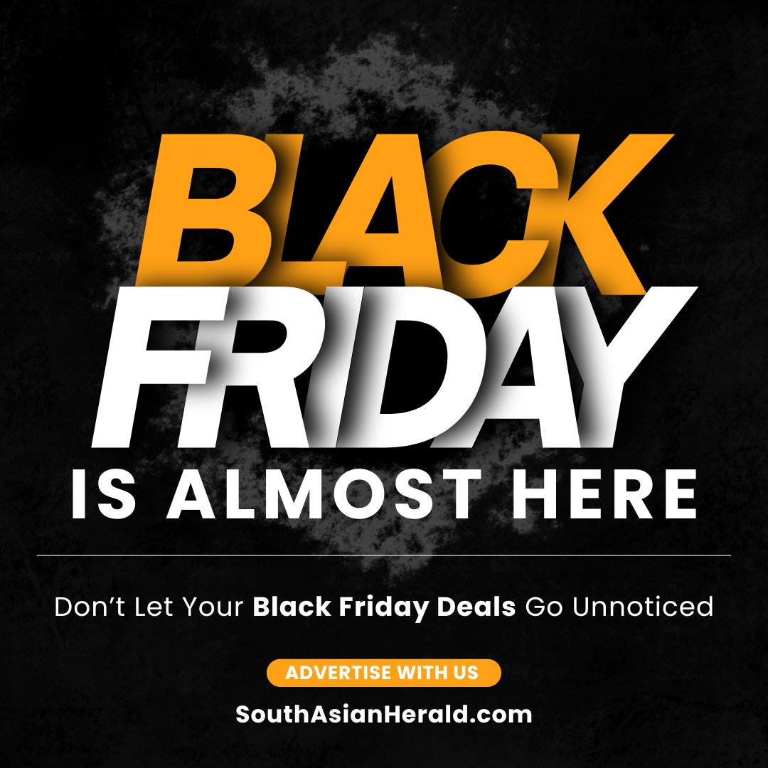 South Asian Herald (@saheraldnews) on Twitter photo With so many brands competing for attention, will your #BlackFridayDeals be noticed where they count or get lost in the crowd?
Let’s make it your brand’s biggest moment of the year.
DM us or contact us today at info@southasianherald.com and visit SouthAsianHerald.com With so many brands competing for attention, will your #BlackFridayDeals be noticed where they count or get lost in the crowd?
Let’s make it your brand’s biggest moment of the year.
DM us or contact us today at info@southasianherald.com and visit SouthAsianHerald.com