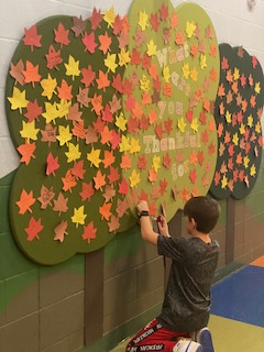 Our students and staff are filling our Thankfulness Tree with heartfelt leaves sharing what they’re grateful for this season. 🧡 It’s a beautiful reminder of the many blessings we have here at PCES! #MustangMoments #PrairieCreekElementary #SpringHillSchools