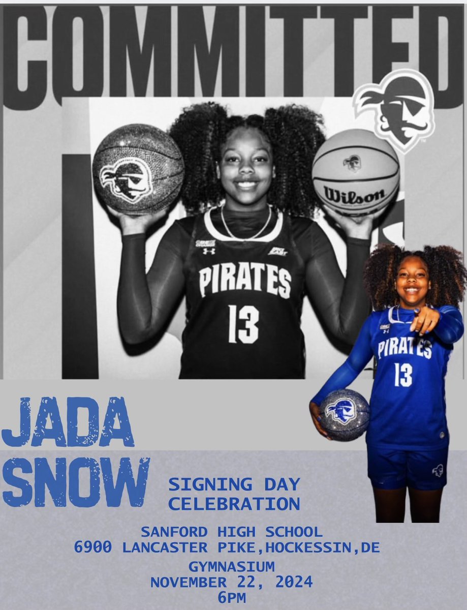 Can’t wait to watch ⁦<a href="/JadaSnow7/">Jada Snow</a>⁩ put pen to paper on Friday!! Another Warrior headed to be a Pirate soon! So grateful to see another Warrior head to the next level!! #won’tHEdoit #warriorpride