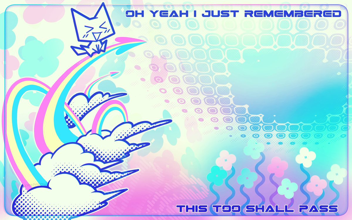 This too shall pass 🩷💛🩵