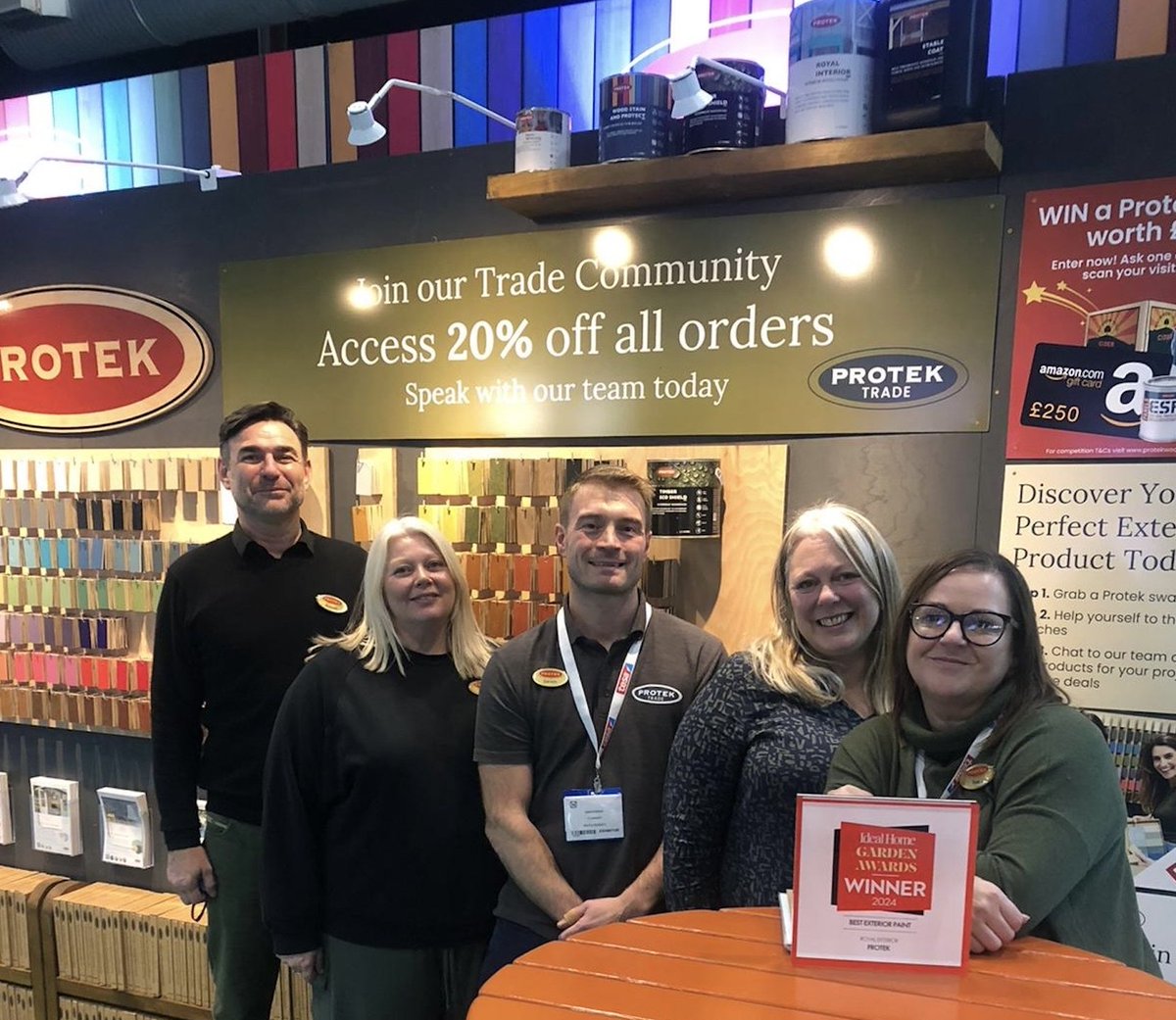 That's a wrap! Thank you to everyone who visited us at The Painting and Decorating Show.  It was great to meet you all and hear about your projects.  Please get in touch if you need anything- we are always happy to help.