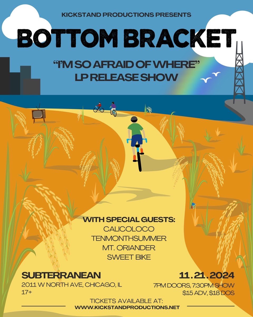 Chicago, this show is TOMORROW. 🤯

Only one more day before we get to celebrate this album together. ❤️

Tickets are moving quick, get em here!!
seetickets.us/event/bottom-b…
