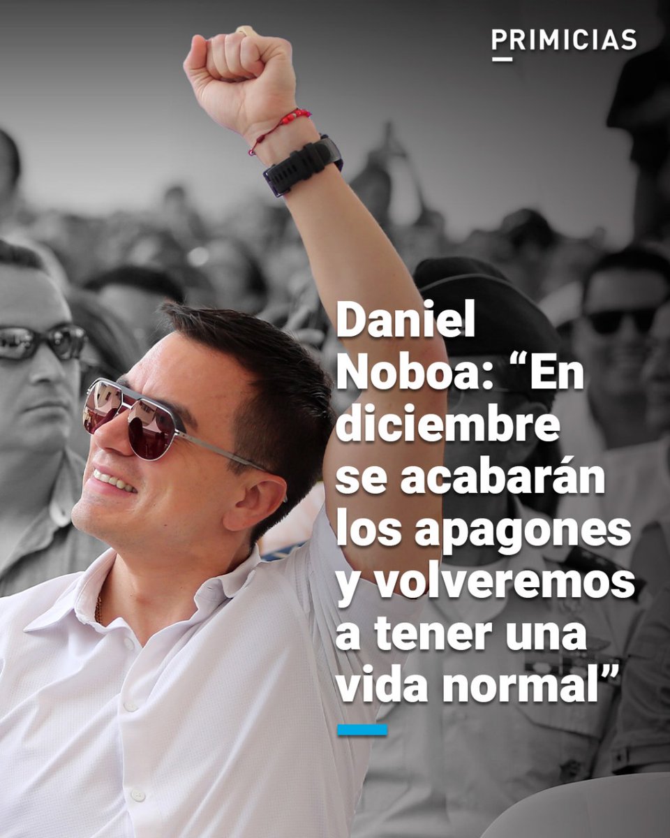 Primicias's tweet photo. Según el presidente Daniel Noboa, su gobierno ha invertido USD 700 millones en reactivar y mantener el parque termoeléctrico con miras a superar los cortes de luz en Ecuador. https://t.co/TcjKR0N5e4 https://t.co/T0EWkenQdM