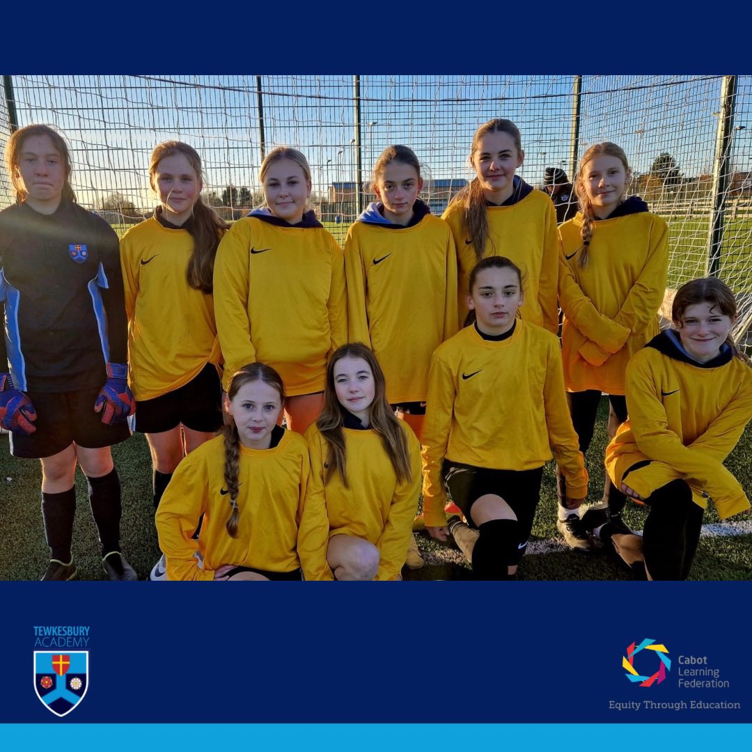 Tewkesbury Academy (@tewkschool) on Twitter photo Well done to the U14 girls football team who represented the Academy today. We didn't progress to the semi-finals however every player put in a shift & worked for each other ⚽️✨💙
A great goal by Connie T was the highlight for us today 🌟
<a href="/Cabotfederation/">Cabot Federation</a>
#SchoolSport Well done to the U14 girls football team who represented the Academy today. We didn't progress to the semi-finals however every player put in a shift & worked for each other ⚽️✨💙
A great goal by Connie T was the highlight for us today 🌟
<a href="/Cabotfederation/">Cabot Federation</a>
#SchoolSport