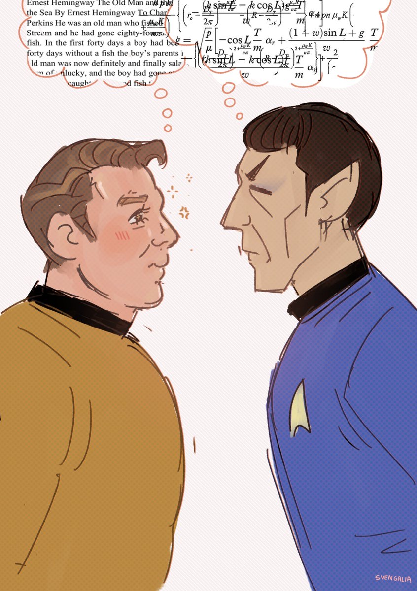 svengalia_art's tweet photo. just thinking💭💭💭 #startrek #spirk https://t.co/ppL6Ayypa3
