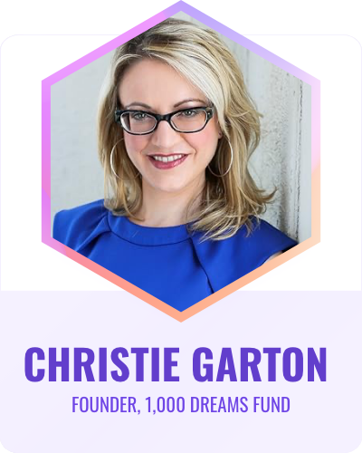 TheGivingBlock's tweet image. @ChristieGarton is empowering women in blockchain! 💡 As founder of @1000DreamsFund, her "Future Fund: NextGen Women in Web3" supports women in crypto with grants, mentorship, and career opportunities. 🌍 #WomenInWeb3 #CryptoForGood thegivingblock.com/100