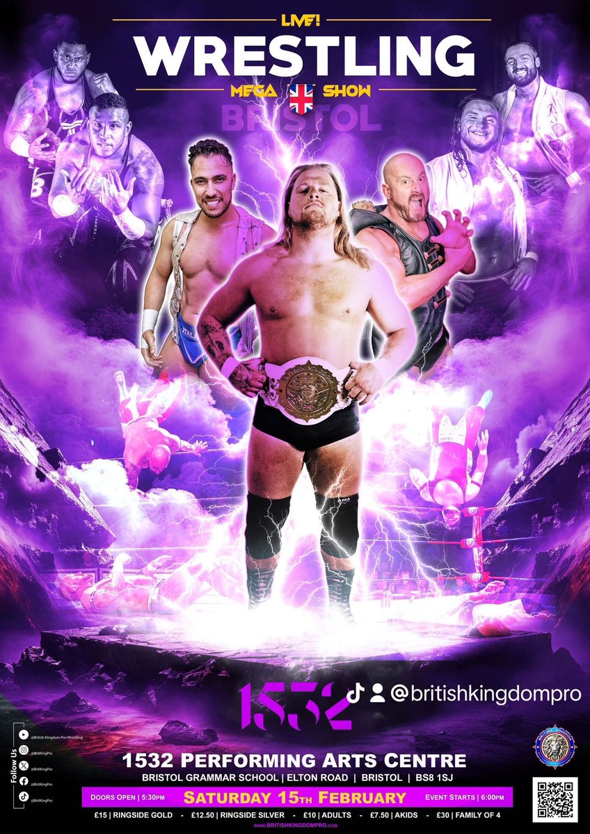 _TNTkings's tweet photo. 3 nights of 🇬🇧 ass kicking 
📌 British Kingdom Pro
📌 Reach Wrestling

Feb 14- Plymouth, UK
Feb 15- Bristol, UK 
Feb 16- Plymouth, UK https://t.co/UL6WdDjwfL