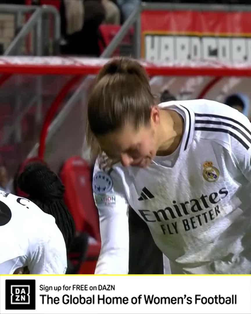 🤝 Bruun puts power behind Caicedo's assist to give Real Madrid the comeback in Enschede!Watch live for free on DAZN ▶️  #UWCLonDAZN #UWCL