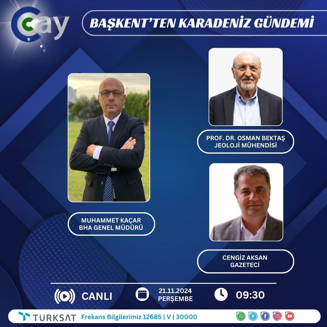 Yarın 09.30'da Başkent gündemini konuşacağız. 
▶İçişleri Bakanı ile CHP'liler arasında yaşanan durum
▶MHP'deki istifaların içyüzü
▶Dolandırıcıların hedefindeki Üniversite öğrencileri
Ve daha bir çok konuyu konuşacağız. 
<a href="/bhanettr/">Birlik Haber Ajansı-BHA</a> 
<a href="/muhammetkacartr/">Muhammet Kaçar</a> 
<a href="/profobektas/">Prof. Dr. Osman Bektaş</a>
