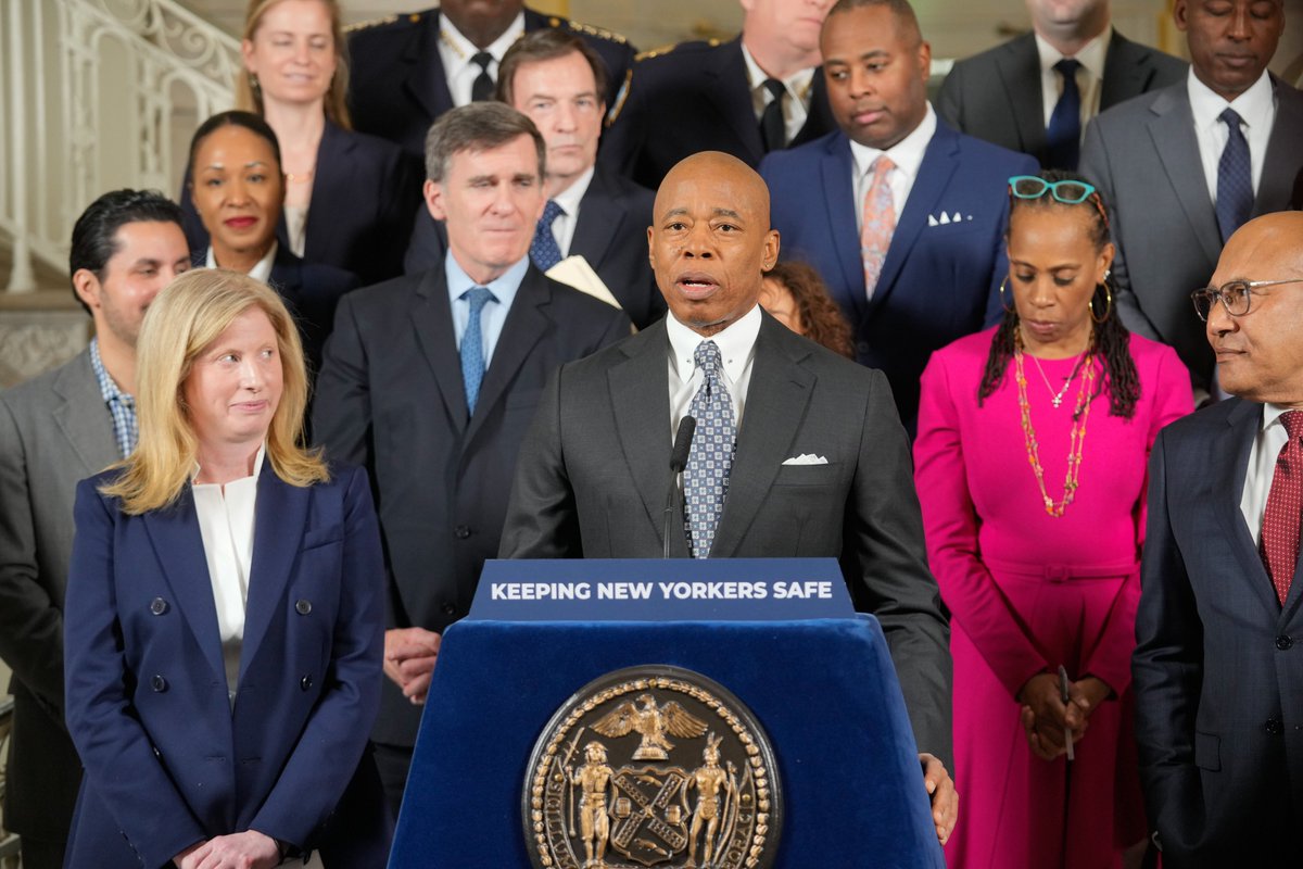 NYCMayor's tweet image. I am extremely proud to announce that @NYCSanitation Commissioner Jessica Tisch — a real #GetStuffDone New Yorker — will be our next NYPD commissioner.

Commissioner Tisch is battle-tested and has proven herself time and time again while leading the team at @NYCSanitation.