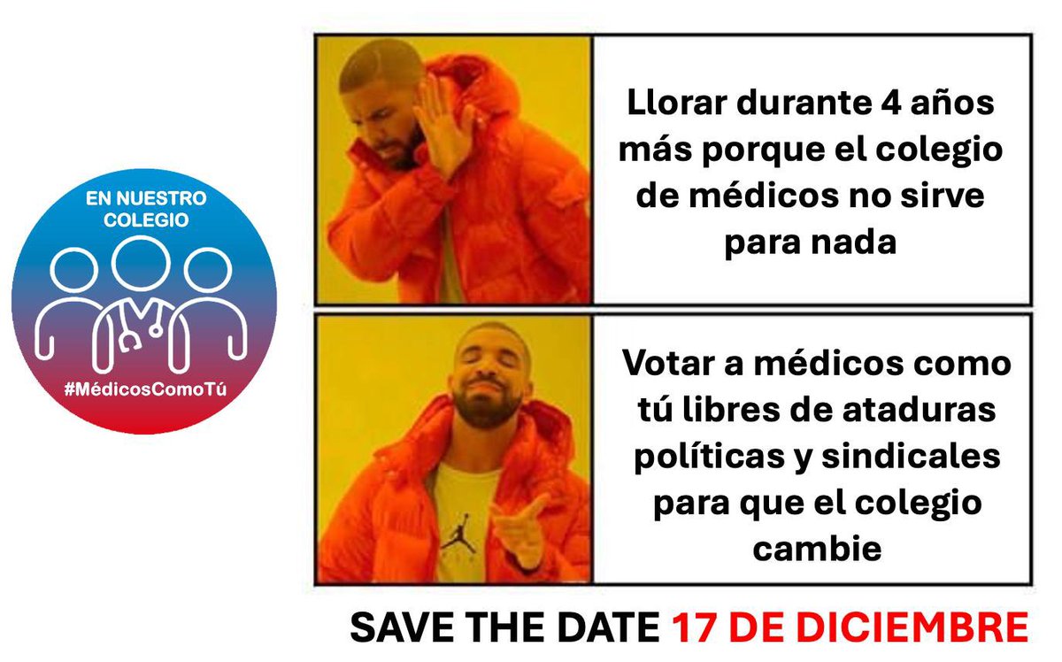 Creemos que las cosas se pueden hacer de otra forma. Queremos escuchar  vuestras ideas para mejorar la profesión, al <a href="/Icomem_Oficial/">ICOMEM</a> y a la Sanidad. Os mantendremos informados en estos grupos de donde y como votar a #MedicosComoTu 
chat.whatsapp.com/JEKpgDJvbvo5QB…

t.me/+yFigBrlLWDNjN…