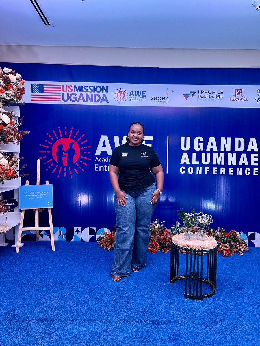 MbonimpaBarbrah's tweet image. Today at the AWE Alumnae Conference, I felt the power of women united in resilience, growth, and purpose. Grateful for a journey that’s transforming dreams into impact.✨I am a proud alumna of AWE Cohort 7, Founder @bubbles_glam Co-founder @LotusEventsug 

#AWEConferenceUG2024