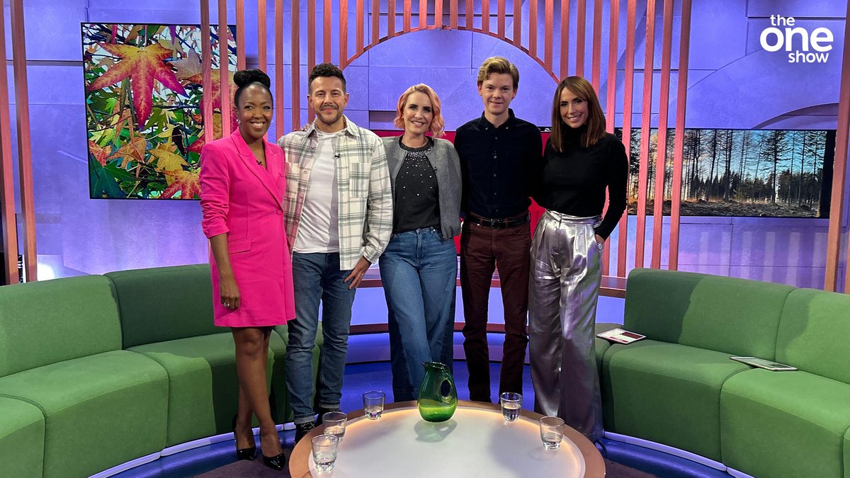 BBC The One Show (@bbctheoneshow) on Twitter photo What a Wednesday show! π€©
Thank you to our guests tonight, Thomas Brodie-Sangster, Claire Richards and Lee Latchford-Evans π
Missed #TheOneShow? Watch on <a href="/BBCiPlayer/">BBC iPlayer</a> π bbc.in/3V1PIlc What a Wednesday show! π€©
Thank you to our guests tonight, Thomas Brodie-Sangster, Claire Richards and Lee Latchford-Evans π
Missed #TheOneShow? Watch on <a href="/BBCiPlayer/">BBC iPlayer</a> π bbc.in/3V1PIlc