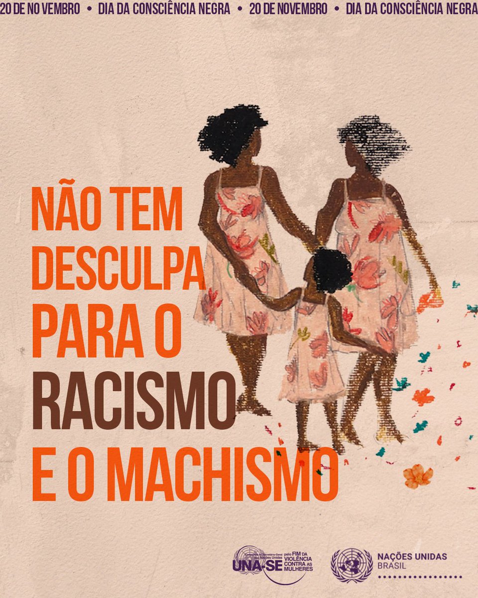 unfpabrasil's tweet image. Neste #DiaDaConsciênciaNegra, reforçamos nosso apelo pela vida e pelo bem-estar das #MulheresNegras ✊🏽👩🏾‍🦱 – que, além do feminicídio, são as mais afetadas por outras formas de violência.

Ilustrações: Ester de Oxum
@ONUBrasil  @ONUMulheresBR
#NaoTemDesculpa #21Dias #NaoAoRacismo
