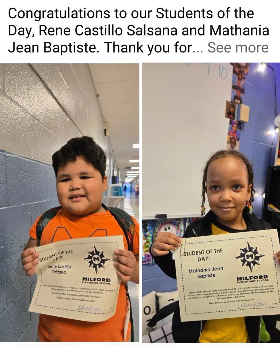 Milford Elementary (@milfordmariners) on Twitter photo 