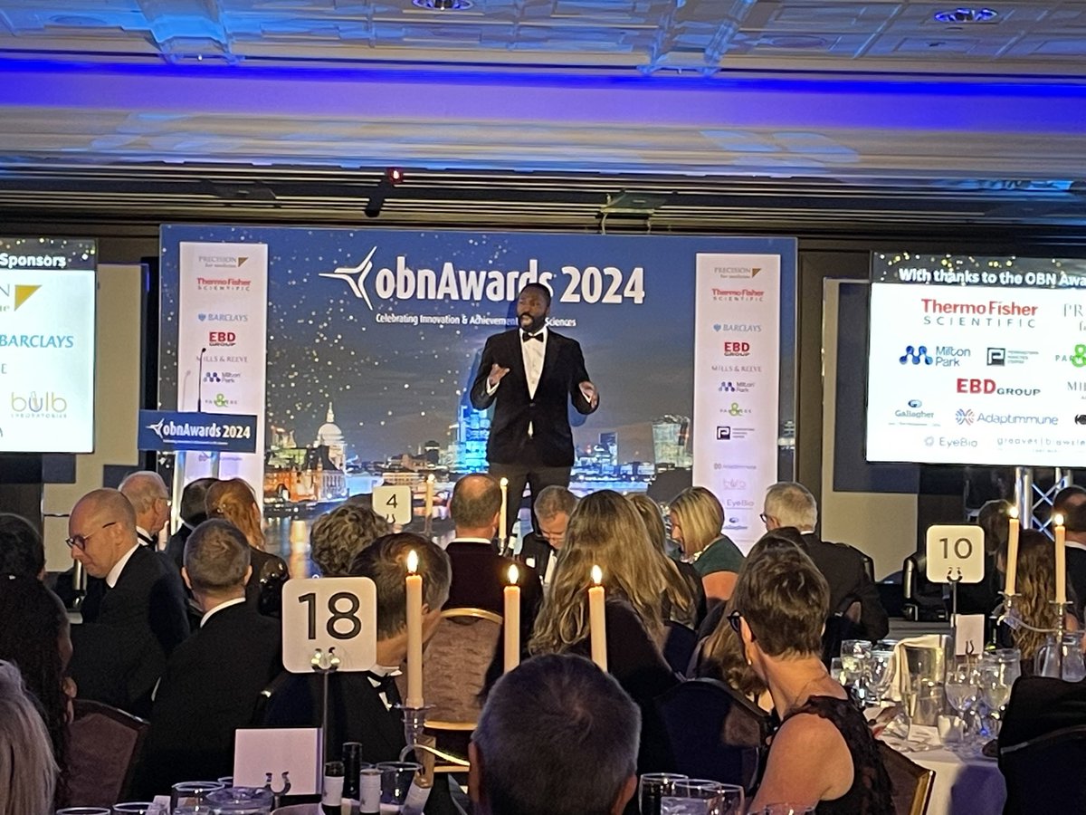 We are delighted that Kwame Asante is returning for a second year as our host for the  #OBNAwards 2024. Kwame juggles being an A&amp;E Doctor, Performer and Comedy Writer, and we are delighted that he can be with us this evening.