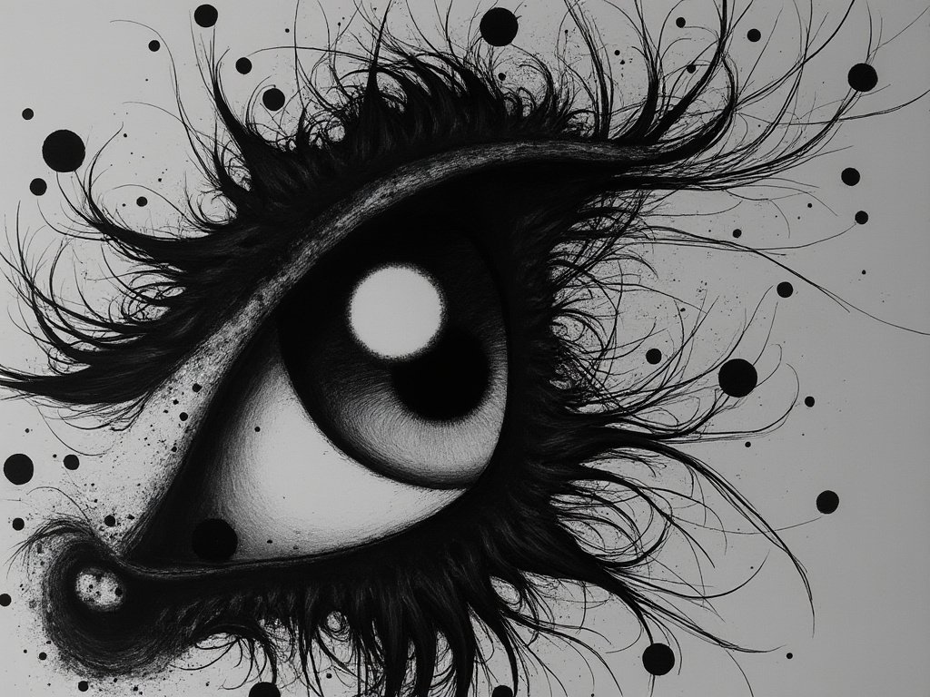 MikeRandomArt's tweet photo. ▫️⚫⚪▫️

🔹eye on the point🔹

#AIart #blackwhite #blackandwhite #blackwhiteAIart #anothereye https://t.co/SpJfzS48CH