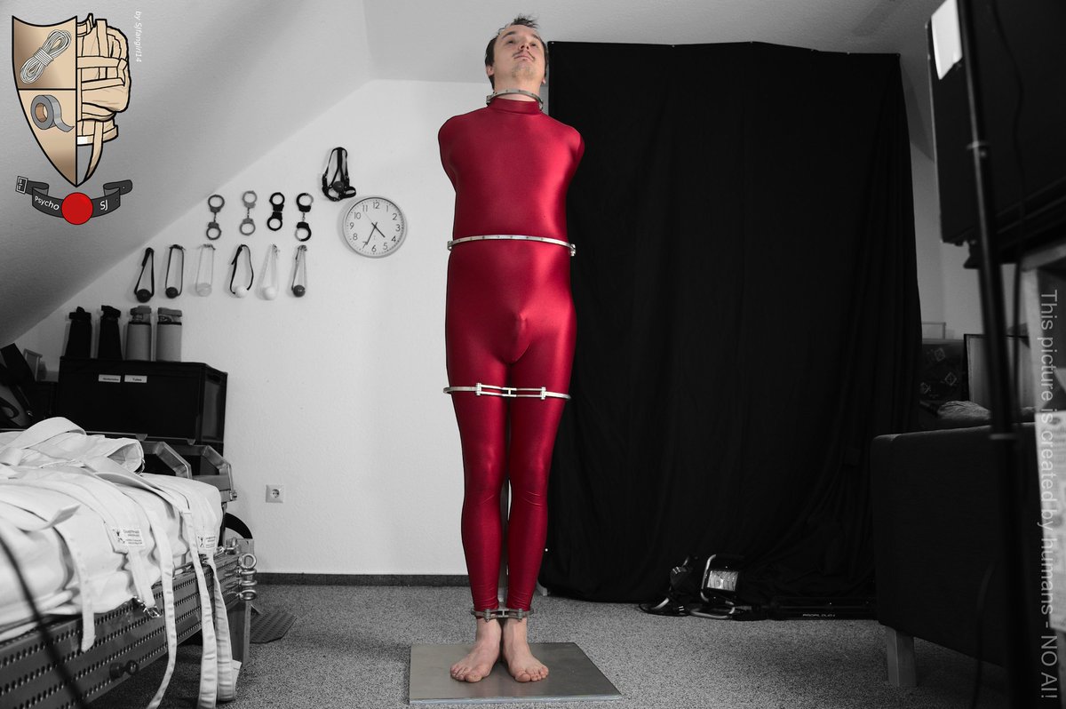 ThePsychoSJ's tweet photo. Most brutal bondage in the #Bishopstand - elbows literally welded together!
#bondage https://t.co/Y2KQLMomnY