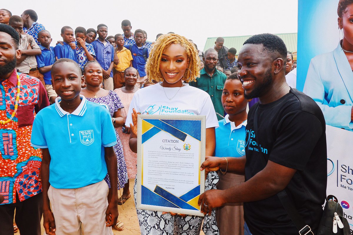 shayfoundation_'s tweet photo. Thanks to God for making this special day a success, to the CEO  @wendyshaygh  of Shay Foundation for making this a reality ❤️
The media houses that were present and also to @PeevaBeverages for the support 
Happy International children’s day!!! https://t.co/oBVNo348RL