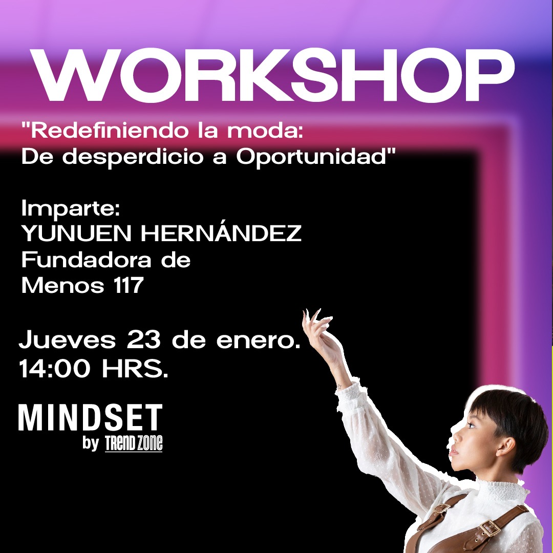 Intermoda's tweet image. 🌿 "Redefiniendo la moda: De desperdicio a oportunidad" con Yunuen Hernández (@Menos117), ganadora del premio Expositor Sustentable.

📅 Jue 23 Ene | ⏰ 12:00 pm | 📍 Intermoda
✨ Aprende sobre moda sostenible y técnicas creativas.
🎟️ ¡Regístrate! Link en BIO 🔗
#Intermoda