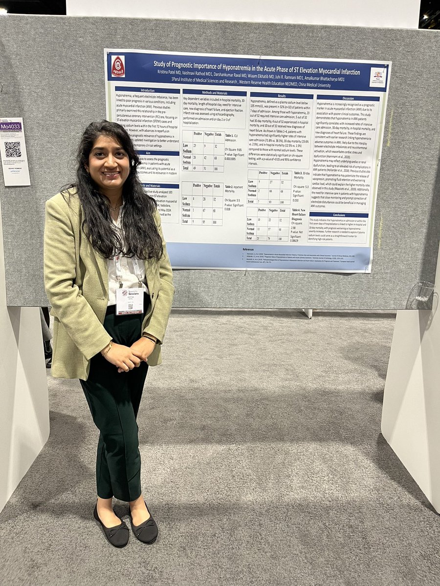 Kristina3P's tweet photo. Hello, everyone! I’m thrilled to share that I had the opportunity to present a poster at the American Heart Association @American_Heart  #AHA2024 this past weekend! Thank you to everyone who helped and to my co-authors! #MedTwitter #match2025 https://t.co/Xm245x9XRy