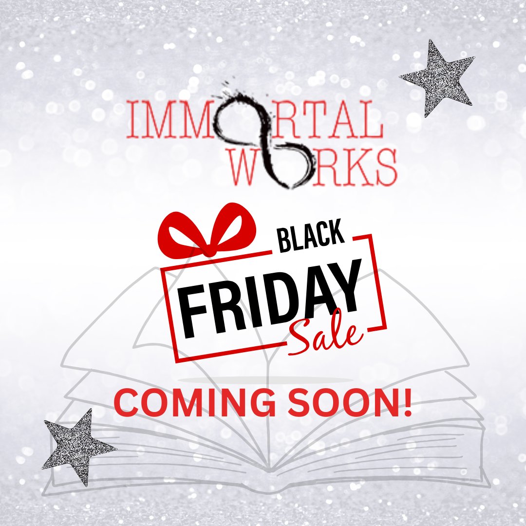 Who loves $0.99 kindles?

Starting next Friday, Immortal Works will have a variety of ebooks for only $0.99!

STAY TUNED! More details coming soon!

#blackfridaysale #blackfriday #blackfridaybooks #kindlesale

immortalworks.press