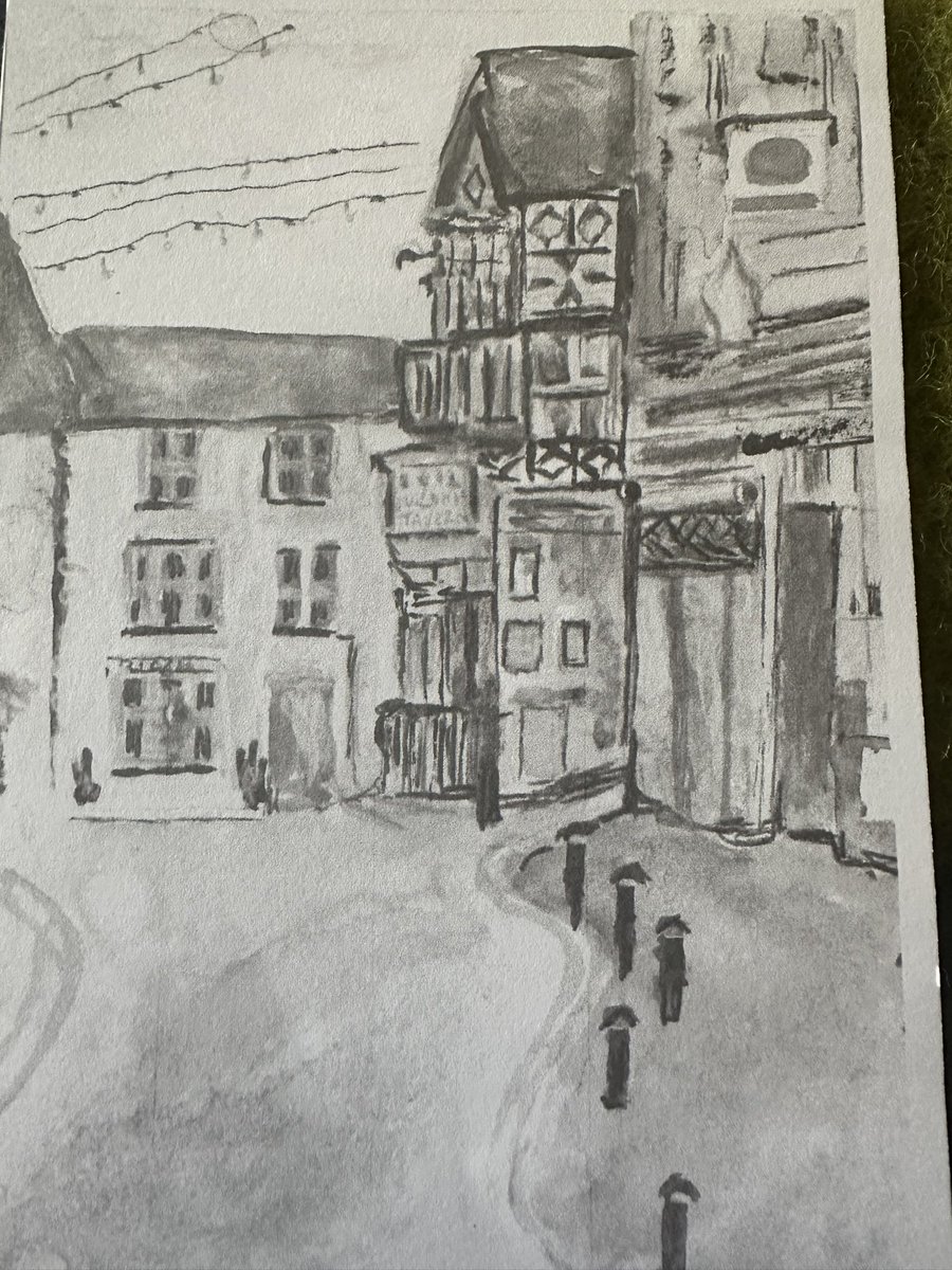 SharonTyers's tweet photo. Christmas Cards inspired by Denbigh, North Wales
Original Watercolour https://t.co/LfvxjskTZo