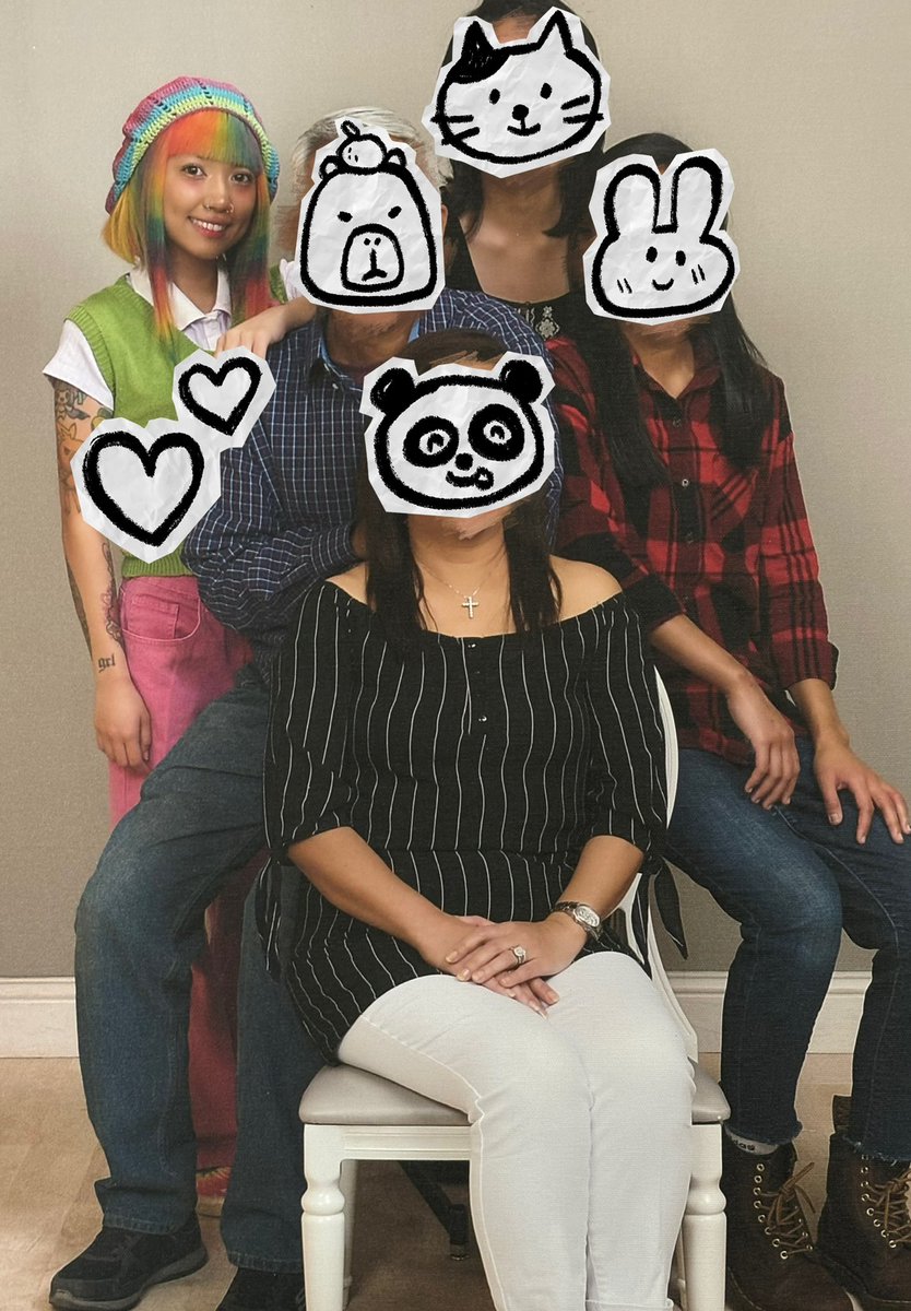 For example, I am the rainbow sheep of the family 🐑🌈