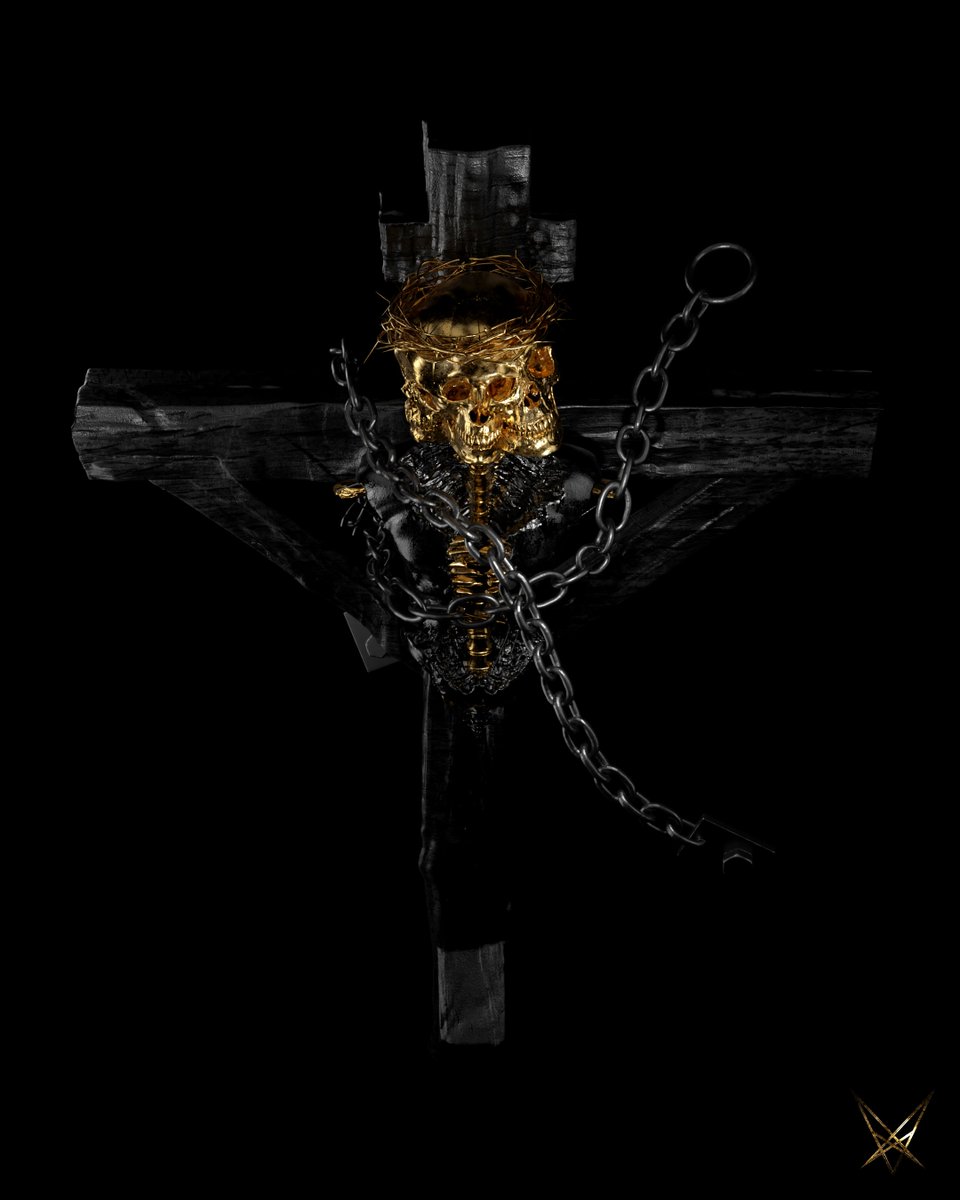 ✶ Crucifixion's Cold Grip • Forgiveness in Fetters ✶
#3dart #art #artwork #3dartwork